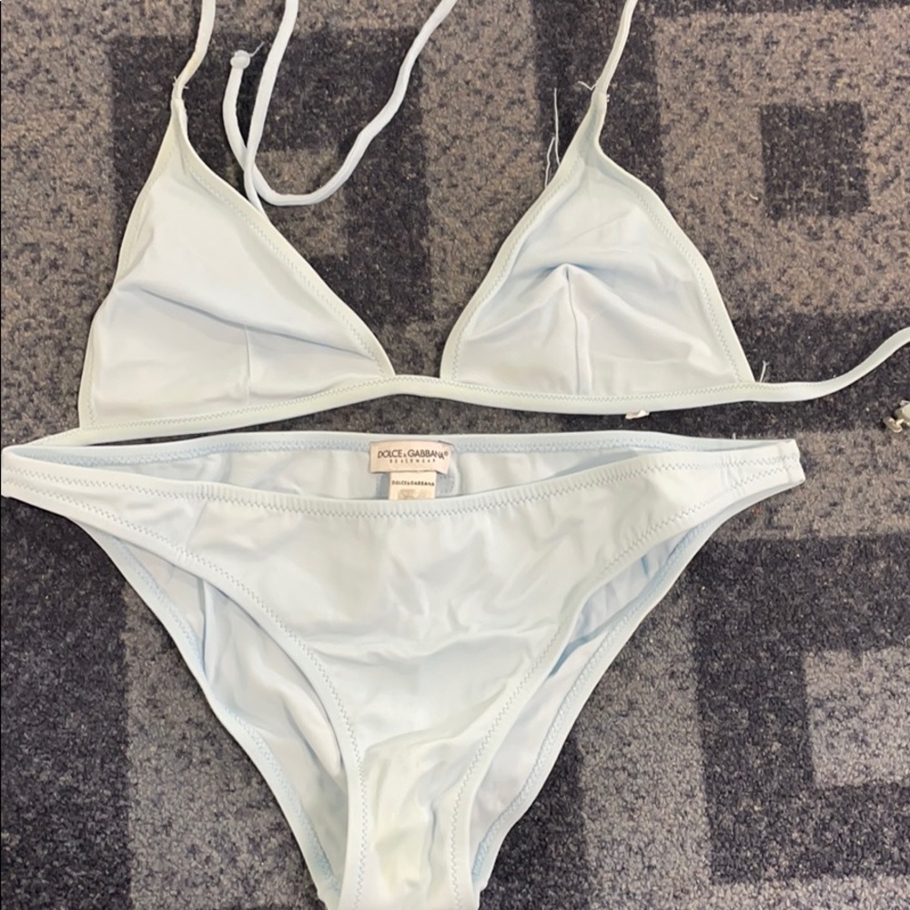 Dolce Gabanna Blue bathing suit